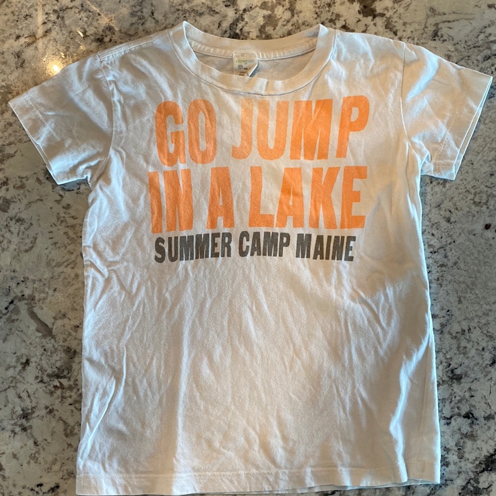 Crewcuts summer camp tee size 6/7